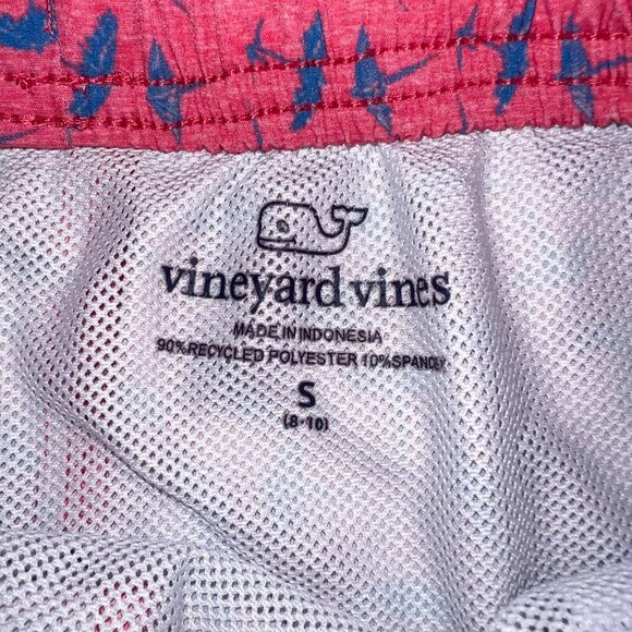 Vineyard Vines Boy's Chappy Swim Trunks Island Umbrella Size S (8-10) - Picture 3 of 6